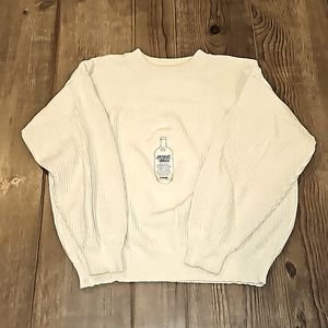 Absolute Vodka Cotton Crewneck Sweater